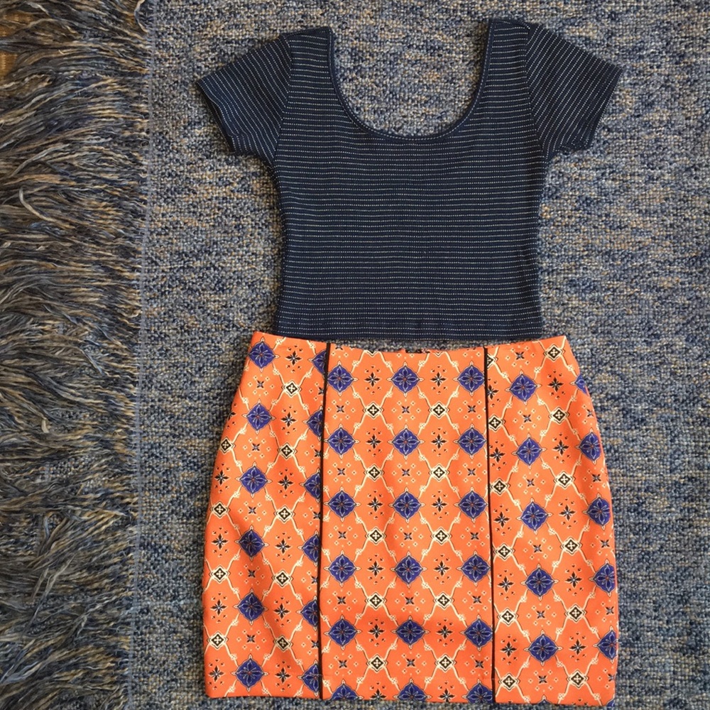 Crop Top and Skirt Outfit